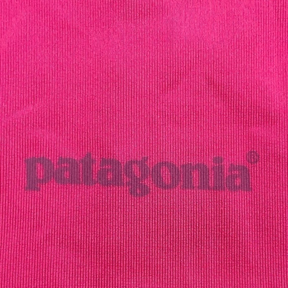 Patagonia Common Threads Initiative Long Sleeve Pink Tee Shirt Size XS - Picture 6 of 7